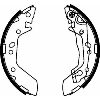 Textar | Bremsbackensatz | 91059600