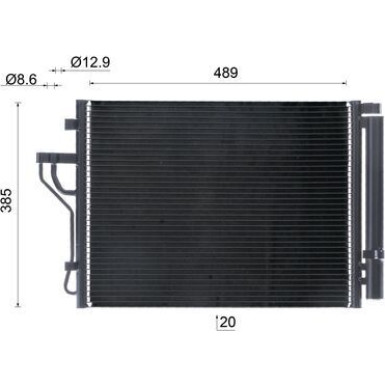 Mahle | Kondensator, Klimaanlage | AC 43 000S
