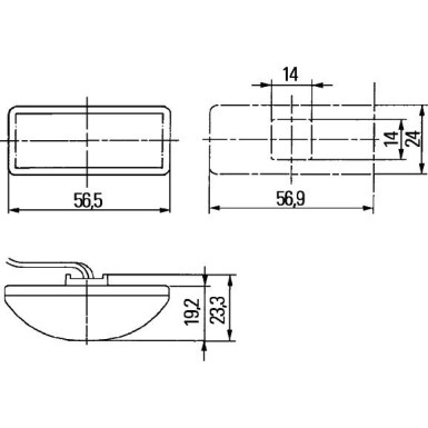 2BM 008 771-001 Zusatzblinkleuchte