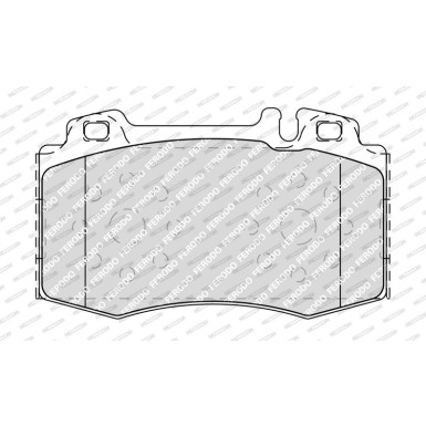 Ferodo | Bremsbelagsatz, Scheibenbremse | FDB1426