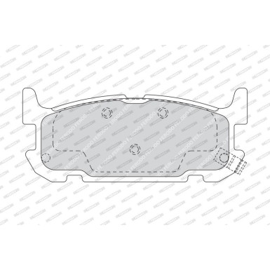 FDB1755 Bremsbelagsatz, Scheibenbremse PREMIER