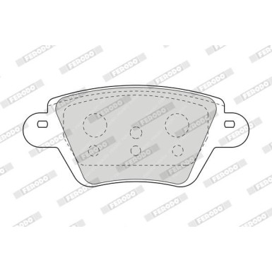 Ferodo | Bremsbelagsatz, Scheibenbremse | FDB1380
