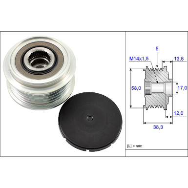 535 0184 10 Generatorfreilauf