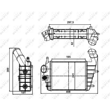 30123A Ladeluftkühler
