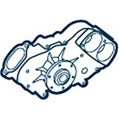 OE Germany | Wasserpumpe, Motorkühlung | 01 2000 611002