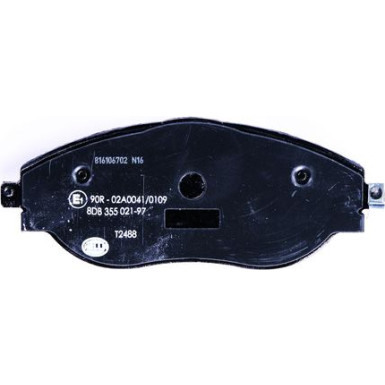 Hella | Bremsbelagsatz, Scheibenbremse | 8DB 355 021-971