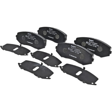 Delphi | Bremsbelagsatz, Scheibenbremse | LP2001