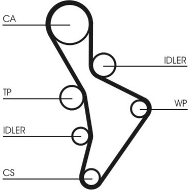 CT1088 Zahnriemen