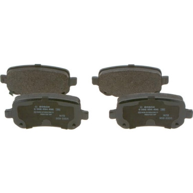 0 986 494 496 Bremsbelagsatz, Scheibenbremse