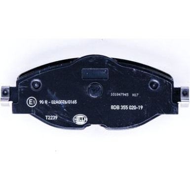 Hella | Bremsbelagsatz, Scheibenbremse | 8DB 355 020-191
