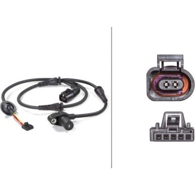 Hella | Sensor, Raddrehzahl | 6PU 012 806-181