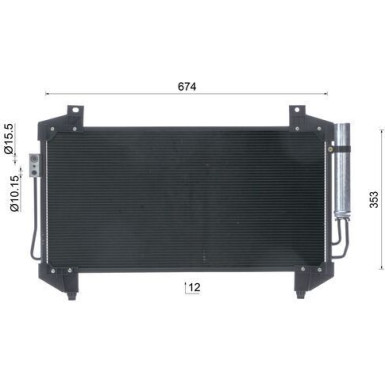 AC 984 000S Kondensator, Klimaanlage BEHR
