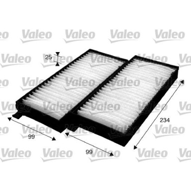 715624 Filter, Innenraumluft VALEO ESSENTIAL