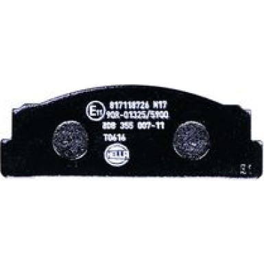 Hella | Bremsbelagsatz, Scheibenbremse | 8DB 355 007-111
