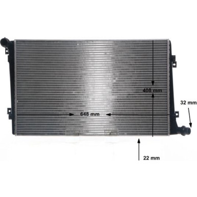 CR 1203 000S Kühler, Motorkühlung BEHR