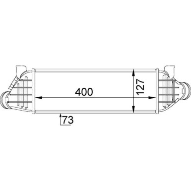 Mahle | Ladeluftkühler | CI 204 000S