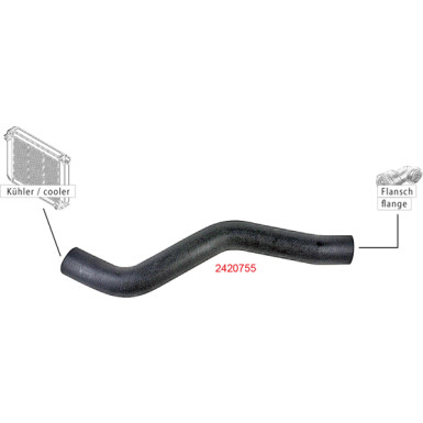 2420755 Kühlerschlauch 2420755 Kühlerschlauch