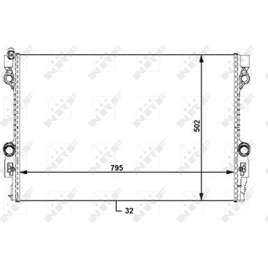 59172 Kühler, Motorkühlung 59172 Kühler, Motorkühlung