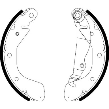 8DB 355 002-461 Bremsbackensatz