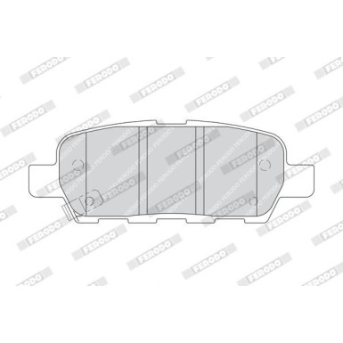 Ferodo | Bremsbelagsatz, Scheibenbremse | FDB1693