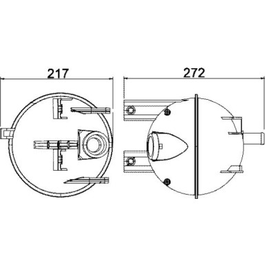 CRT 4 000S Ausgleichsbehälter, Kühlmittel BEHR