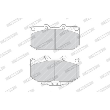 Ferodo | Bremsbelagsatz, Scheibenbremse | FDB986