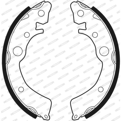 Ferodo | Bremsbackensatz | FSB204 Ferodo | Bremsbackensatz | FSB204