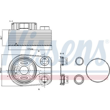90705 Ölkühler, Motoröl ** FIRST FIT **