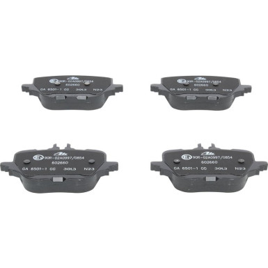 13.0470-2660.2 Bremsbelagsatz, Scheibenbremse ATE Ceramic