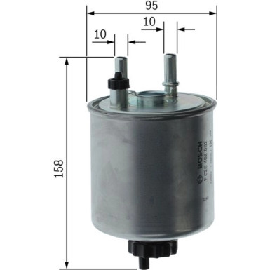 BOSCH | Kraftstofffilter | F 026 402 082