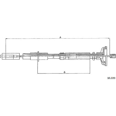 10.339 Seilzug, Kupplungsbetätigung