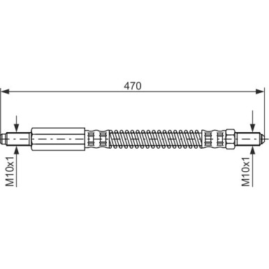 1 987 476 595 Bremsschlauch 1 987 476 595 Bremsschlauch