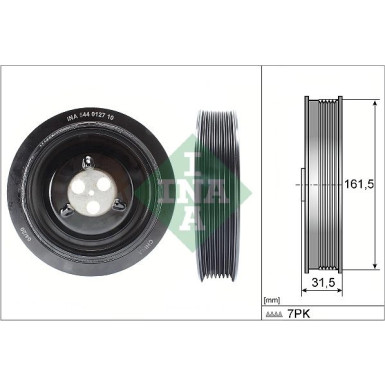 544 0127 10 Riemenscheibe, Kurbelwelle