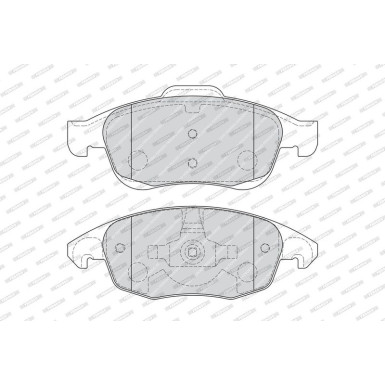 FERODO PREMIER ECO FRICTION FDB1971 Bremsbeläge nicht für Verschleißwarnanzeiger vorbereitet, mit Kolbenclip, ohne Zubehör