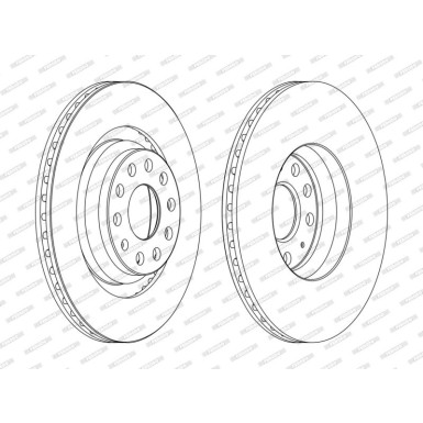 Ferodo | Bremsscheibe | DDF1503C
