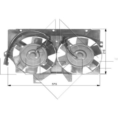 47036 Lüfter, Motorkühlung