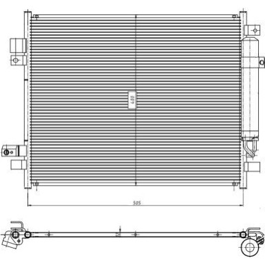 350418 Kondensator, Klimaanlage EASY FIT 350418 Kondensator, Klimaanlage EASY FIT