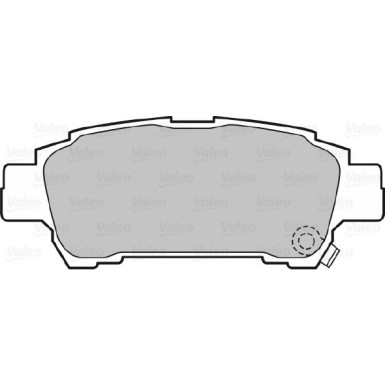 598542 Bremsbelagsatz, Scheibenbremse