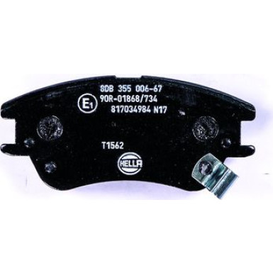 Hella | Bremsbelagsatz, Scheibenbremse | 8DB 355 006-671