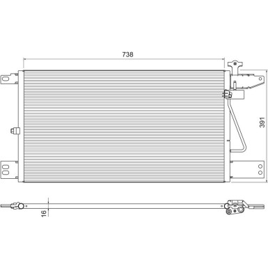 Valeo | Kondensator, Klimaanlage | 815065