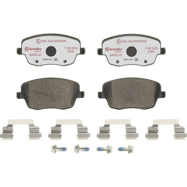 Brembo Bremsbelagsatz, Scheibenbremse XTRA LINE P 85 057X