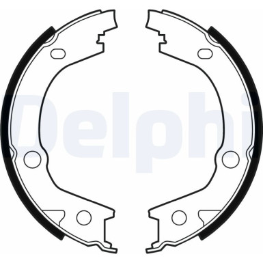 LS2001 Bremsbackensatz, Feststellbremse