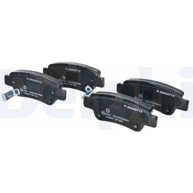 LP2047 Bremsbelagsatz, Scheibenbremse