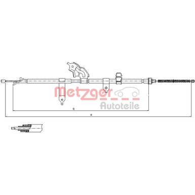 17.1080 Seilzug, Feststellbremse