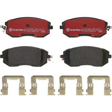 Brembo | Bremsbelagsatz, Scheibenbremse | P 78 021X