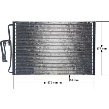 AC 335 000S Kondensator, Klimaanlage BEHR