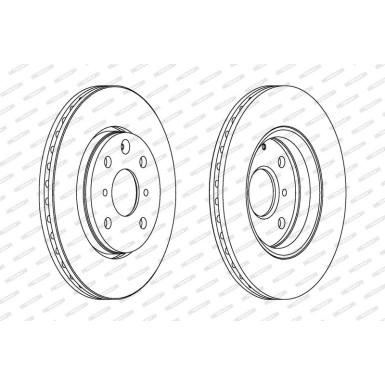 Ferodo | Bremsscheibe | DDF1527C