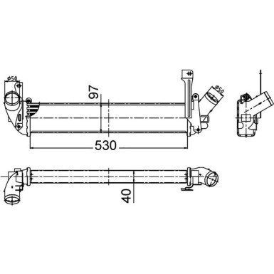 Mahle | Ladeluftkühler | CI 506 000S