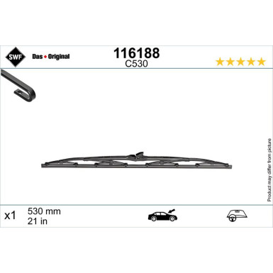 116188 Wischblatt DAS ORIGINAL SINGLE