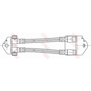 TRW | Bremsschlauch | PHA500
